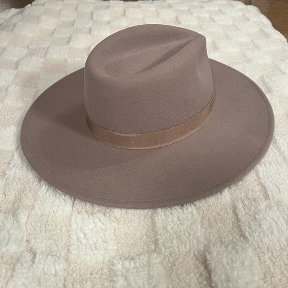 NWT! Wyeth by Todd Magill 100% Wool Neutral Embroidered Rancher Fedora Hat - Picture 3 of 7